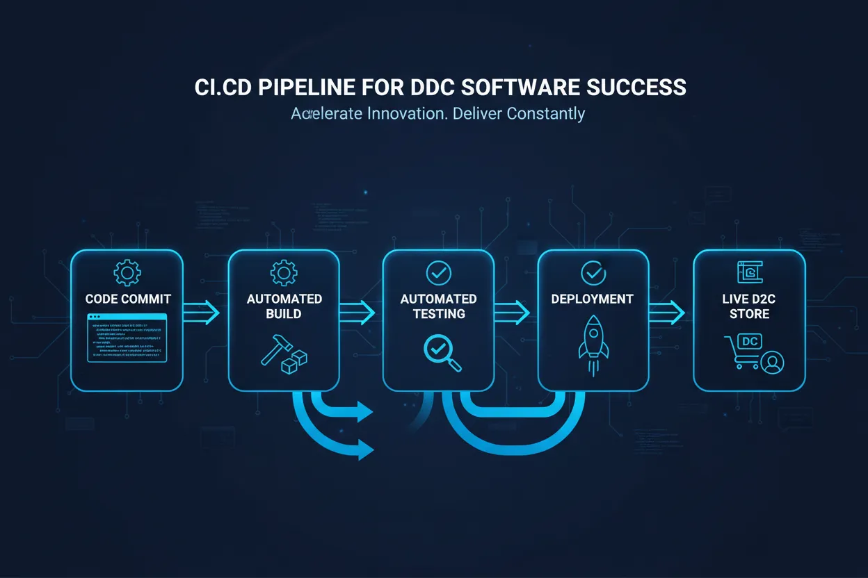 Which Process Requires Automated Builds and Testing for D2C Software Success